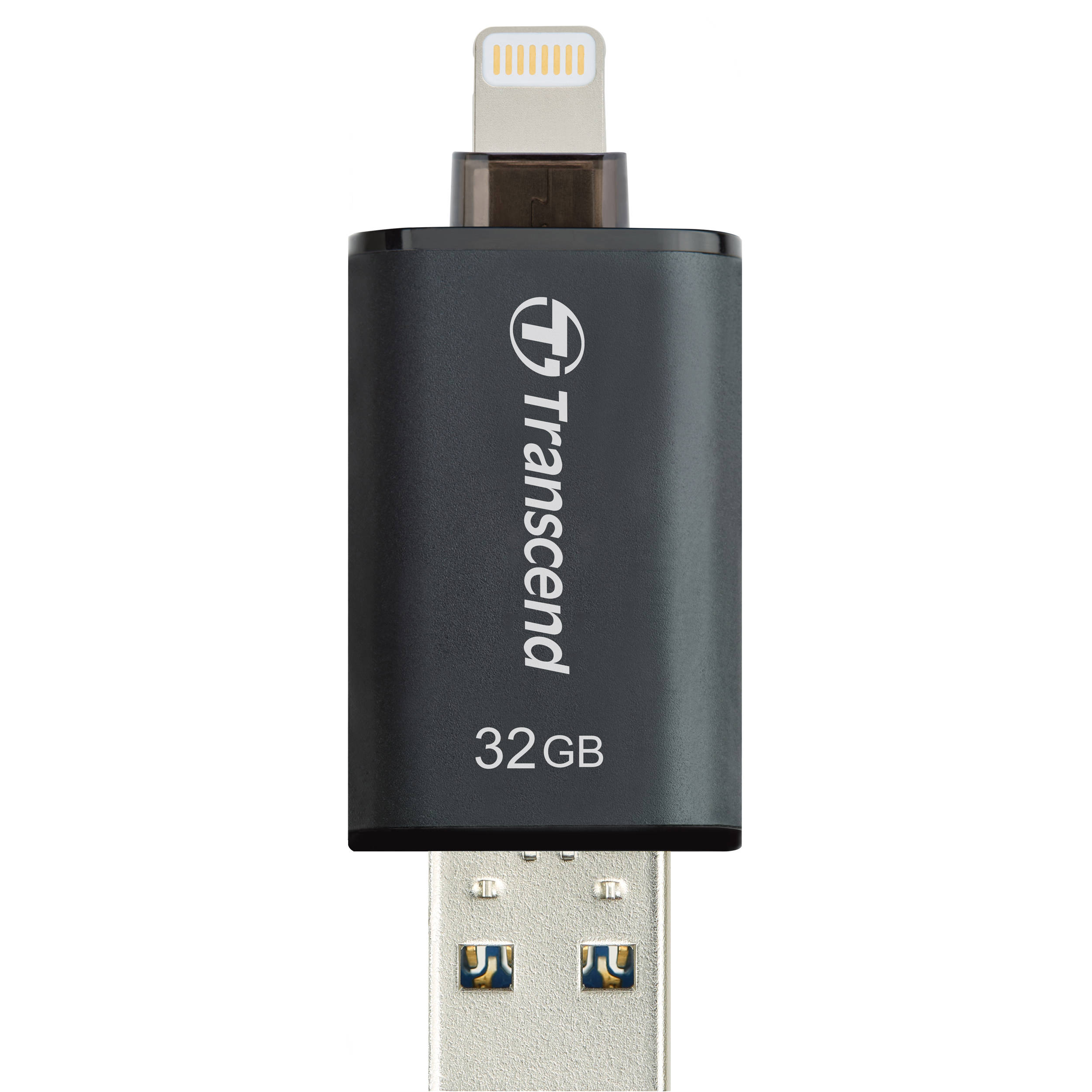 Clé USB de 64 Go JetDrive Go 300 de Transcend pour iPhone/iPad en argent 