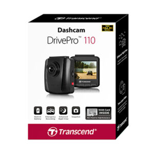 Camera hành trình Transcend DrivePro™ 110 đế dính kèm thẻ nhớ 16 GB chip flash MLC NAND - Hình ảnh 6