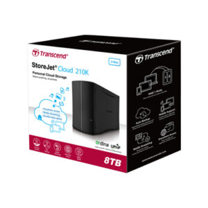 Transcend's StoreJet® Cloud 210N NAS for Home 8 TB 2 BAY - Hình ảnh 5